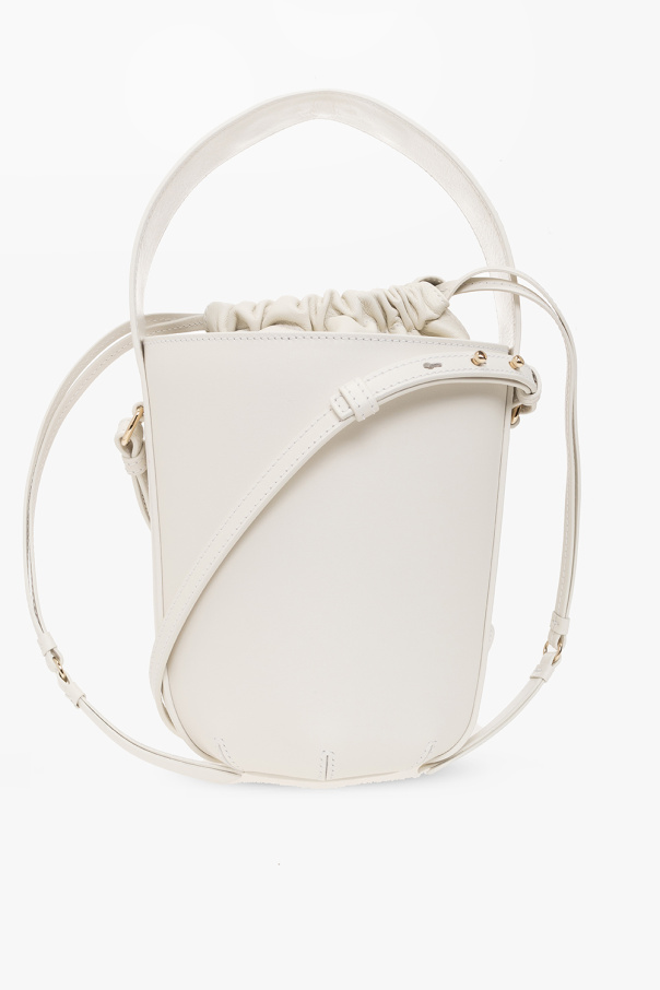 Chloe bucket 2025 bag white